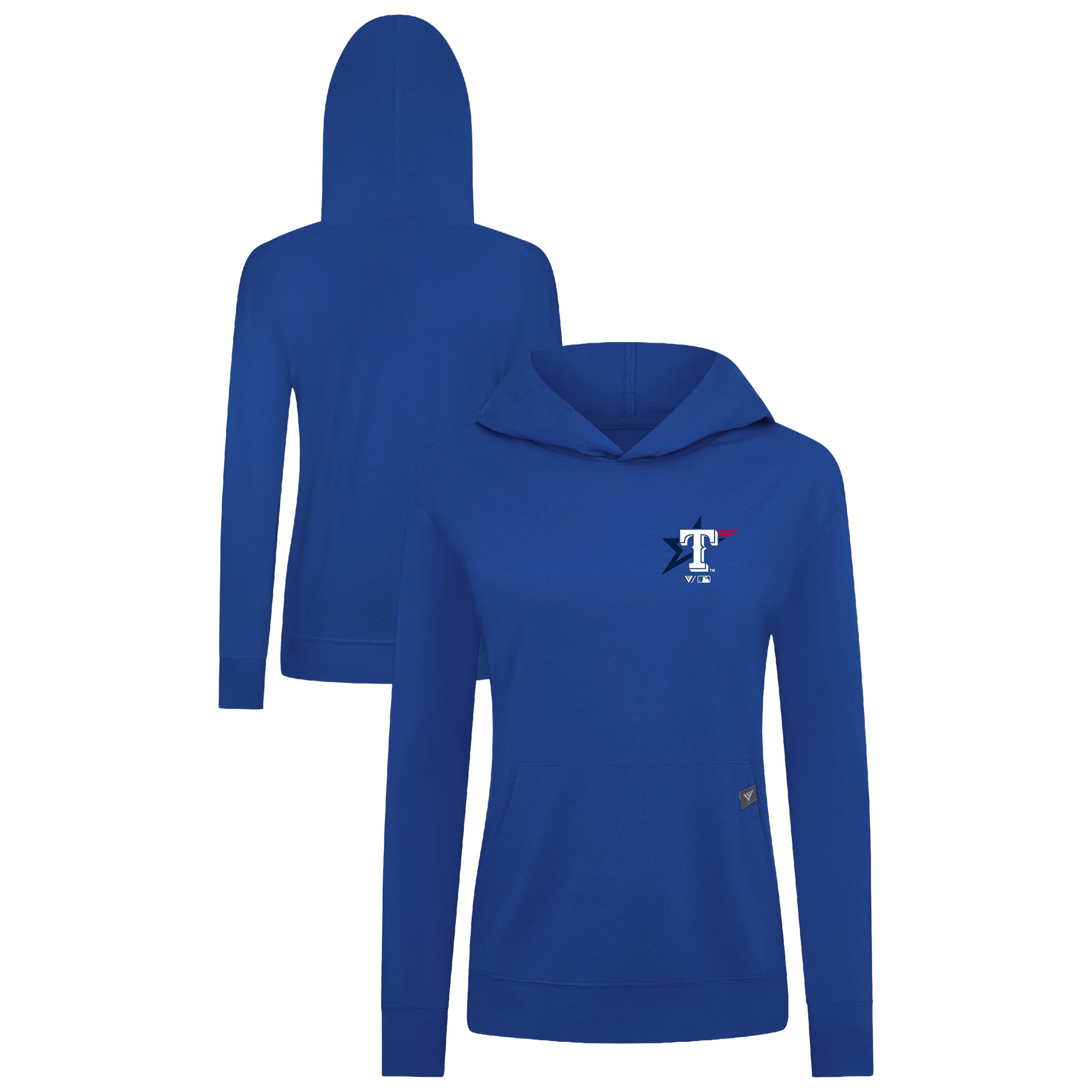 Women's Levelwear Royal Texas Rangers Independence Day Relay Governor Hoodie