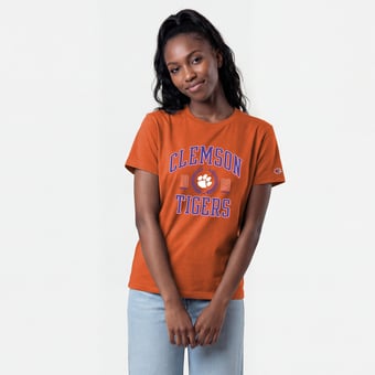 Women's Champion Orange Clemson Tigers Lifestyle T-Shirt