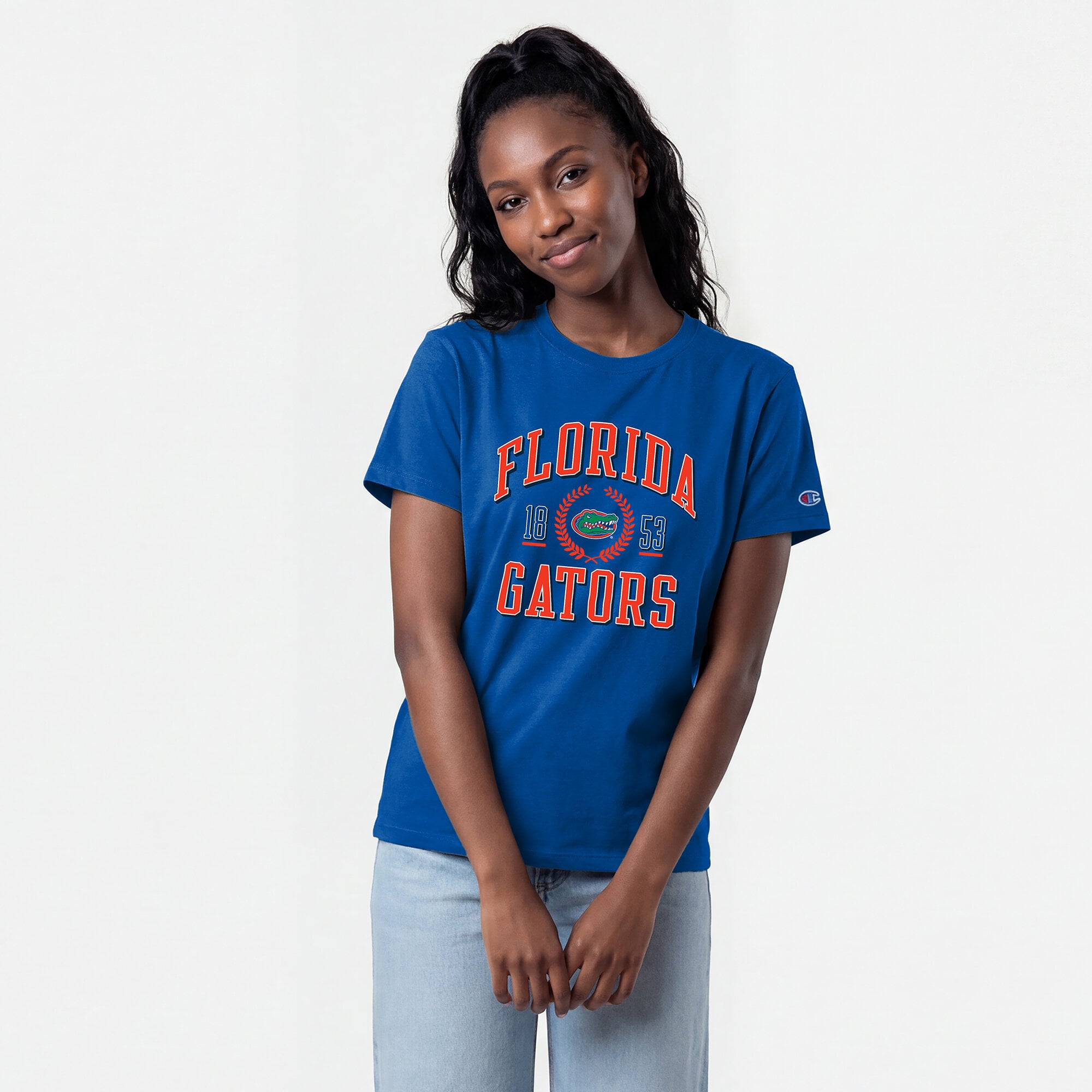 Women's Champion Royal Florida Gators Lifestyle T-Shirt