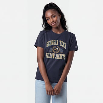 Women's Champion Navy Georgia Tech Yellow Jackets Lifestyle T-Shirt