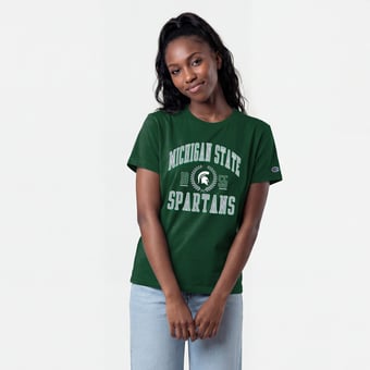 Women's Champion Green Michigan State Spartans Lifestyle T-Shirt