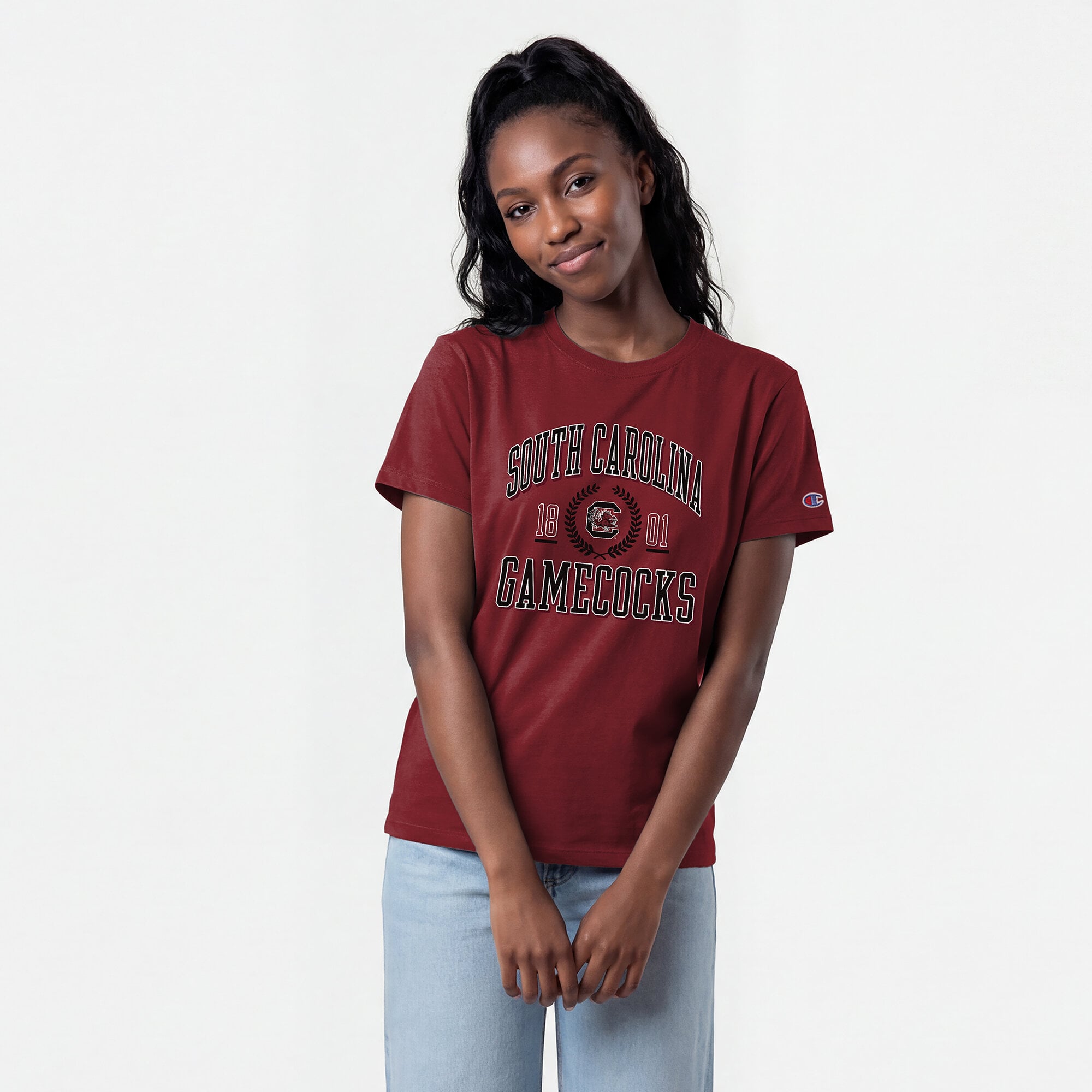 Women's Champion Garnet South Carolina Gamecocks Lifestyle T-Shirt