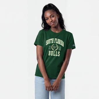 Women's Champion Green South Florida Bulls Lifestyle T-Shirt