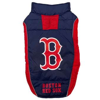 Boston Red Sox Pet Puffer Vest