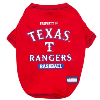 Texas Rangers Pet T-Shirt