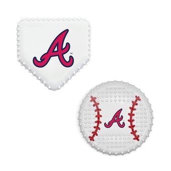 Atlanta Braves Two-Piece Mega Chew Toy Set