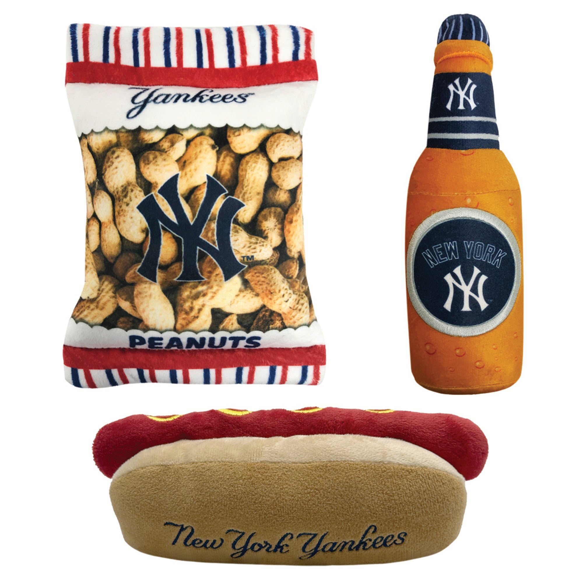 New York Yankees Three-Piece Chew Toy Bundle