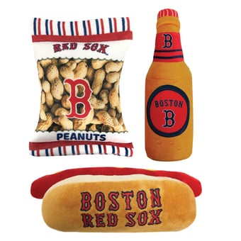 Boston Red Sox Three-Piece Chew Toy Bundle