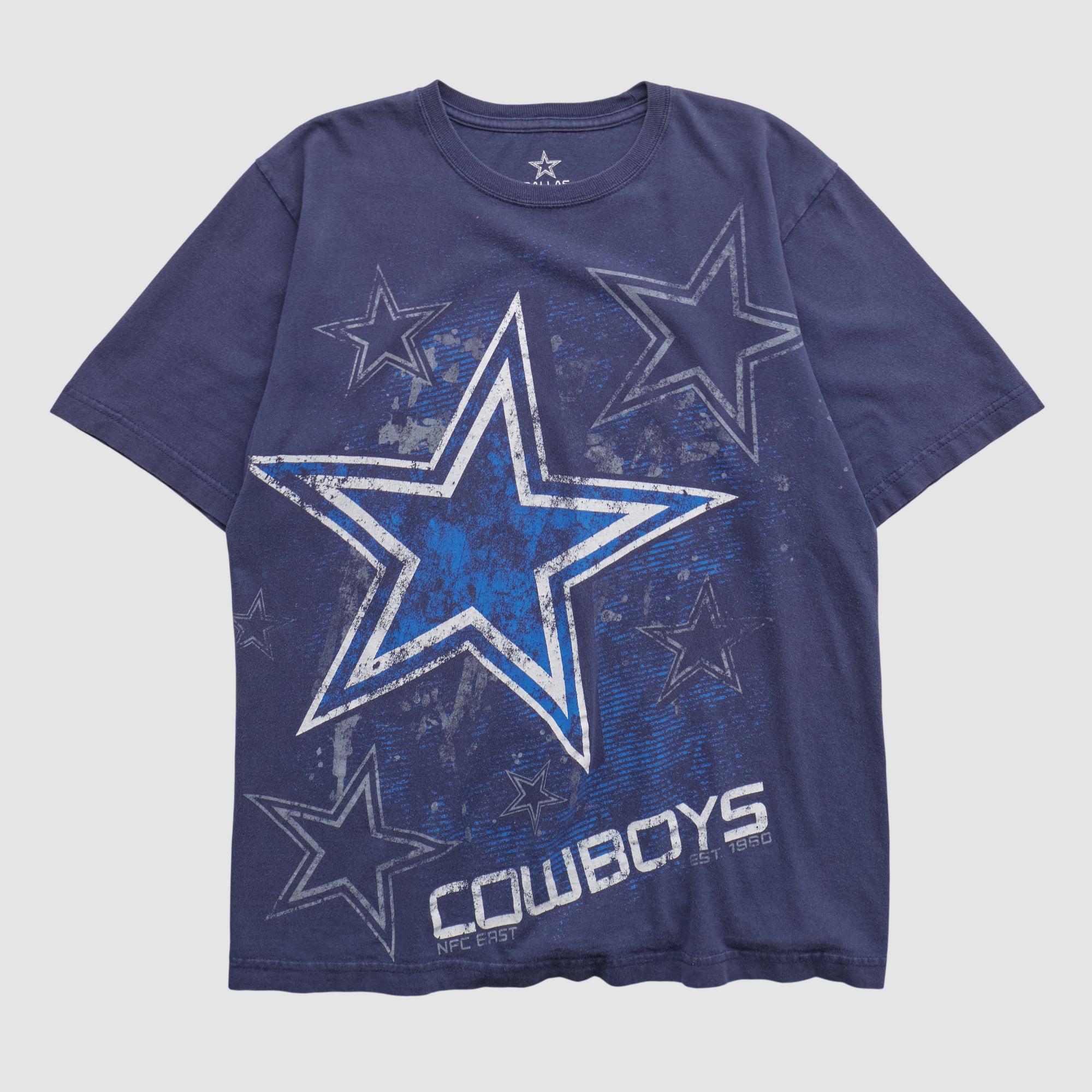 Dallas Cowboys Cowboys Authentic Sportswear 2010s T-shirt – Navy – S by Fanatics Real Vintage