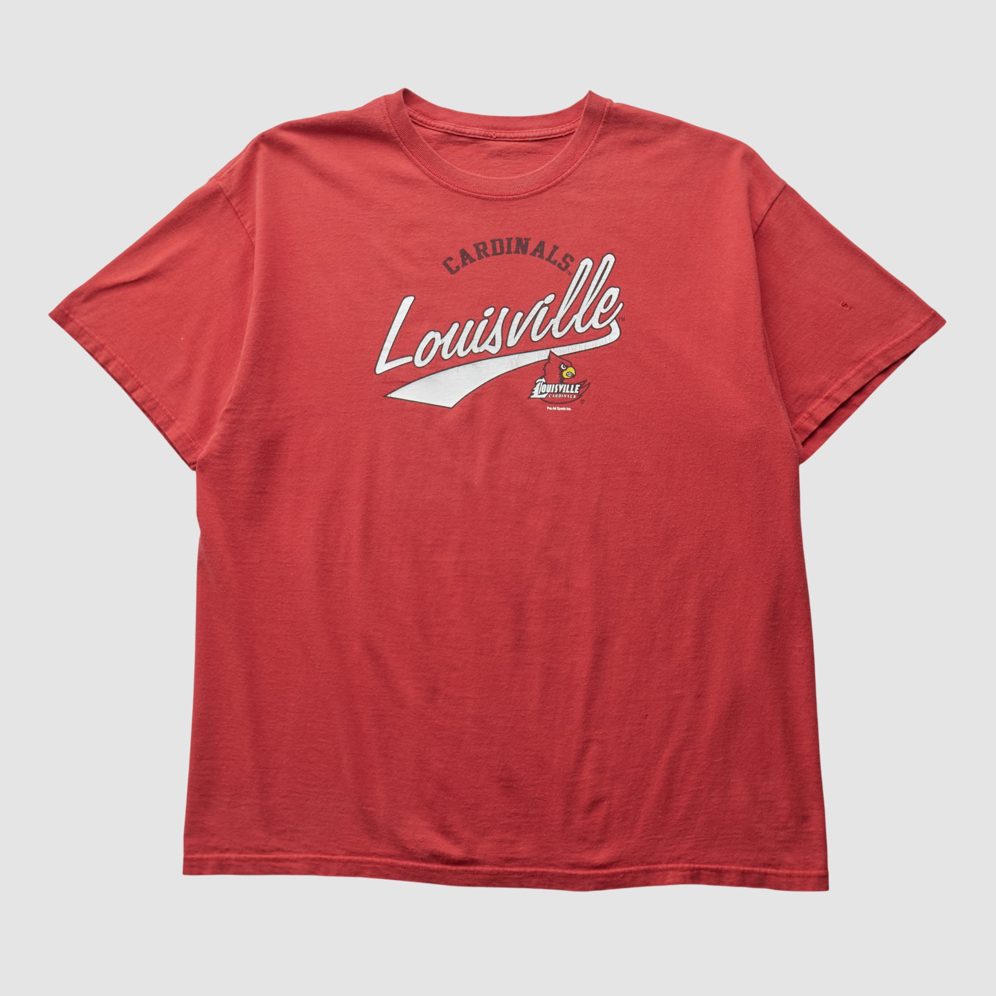 Louisville Cardinals 2000s T-shirt - Red - M by Fanatics Real Vintage