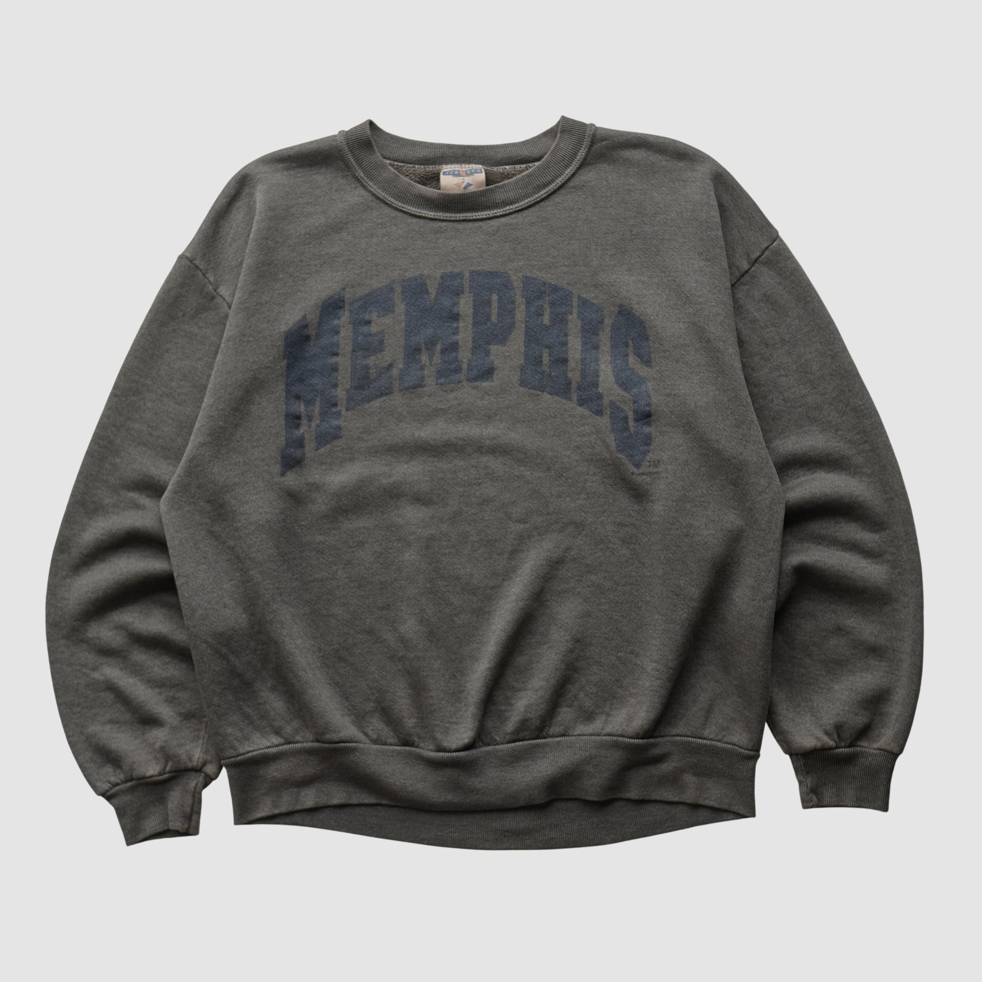 Memphis Tigers Jerzees 2000s Pullover Sweatshirt - Dark Heather Gray - S by Fanatics Real Vintage
