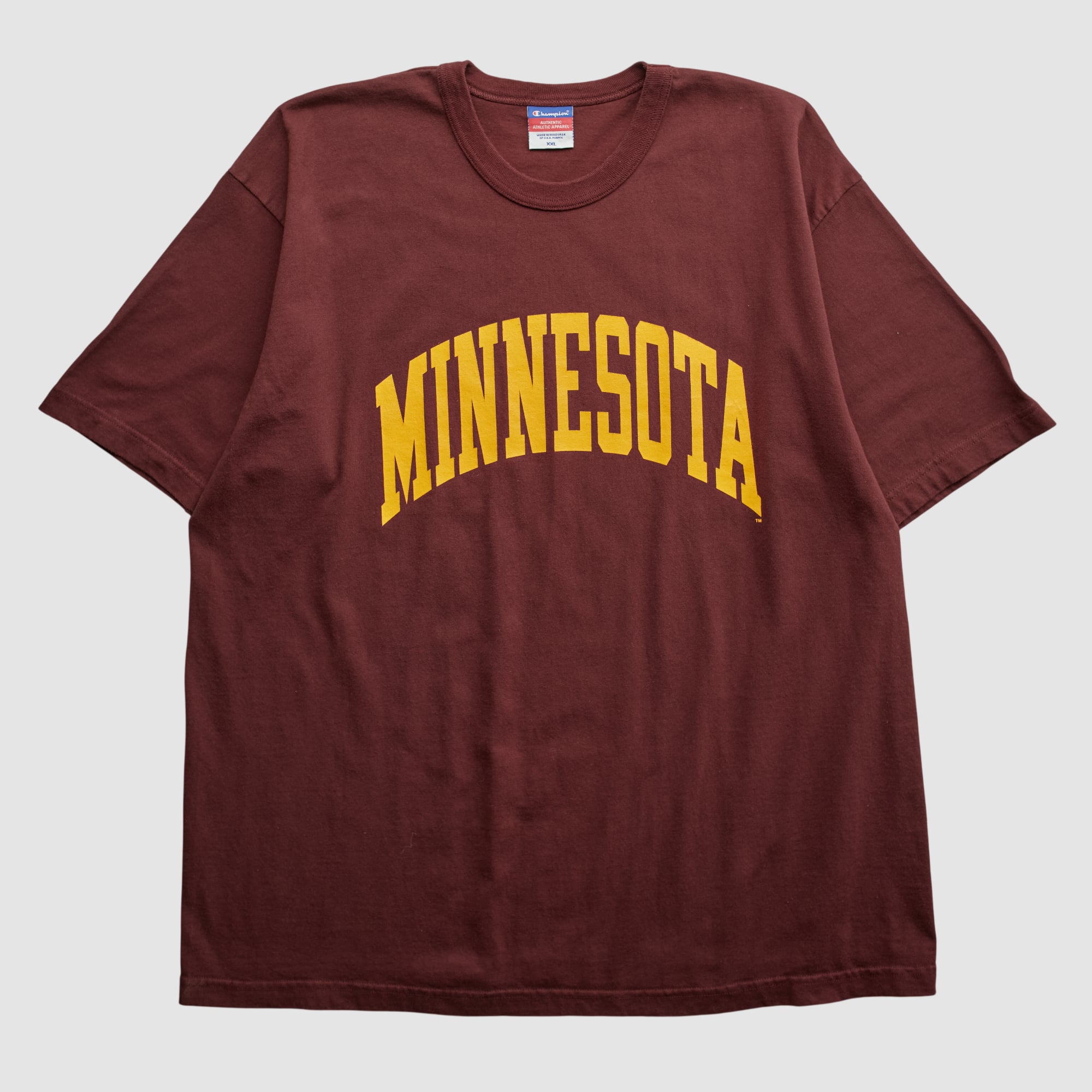 Minnesota Golden Gophers Champion 2000s T-shirt - Maroon - 2XL by Fanatics Real Vintage