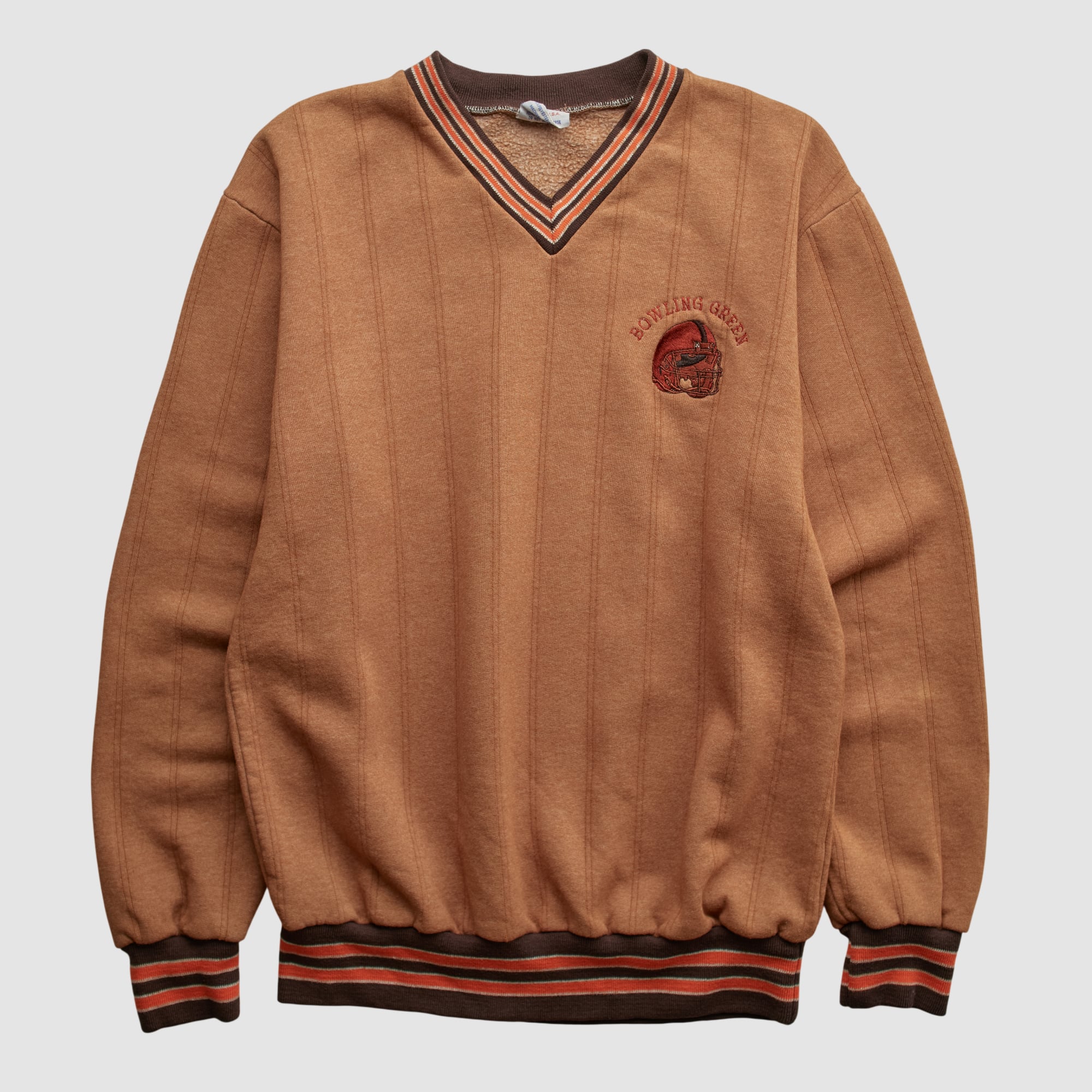 Bowling Green St. Falcons Pioneer Sports 90s Pullover Sweatshirt - Clay - M by Fanatics Real Vintage