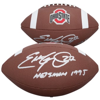 Eddie George Ohio State Buckeyes Autographed Nike Replica Football with "1995 Heisman" Inscription