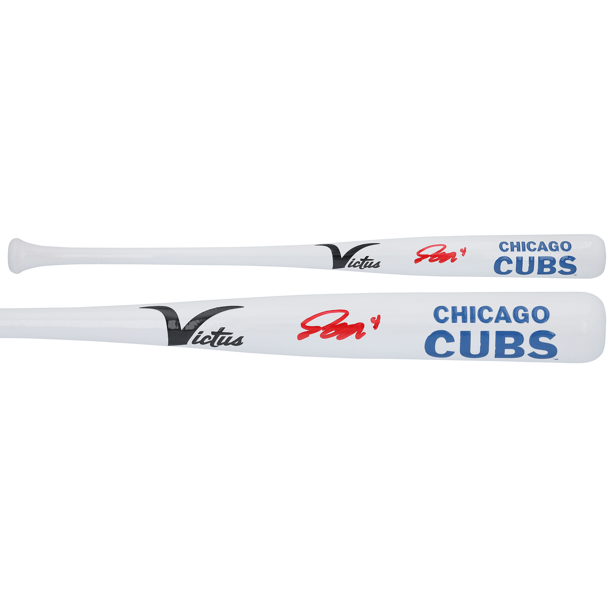 Pete Crow-Armstrong Chicago Cubs Autographed Victus Team ID Mini Bat