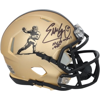 Eddie George Ohio State Buckeyes Autographed Riddell Heisman Gold Speed Mini Helmet with "1995 Heisman" Inscription