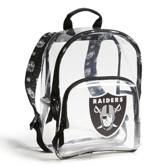 Las Vegas Raiders Vera Bradley Clear Small Backpack
