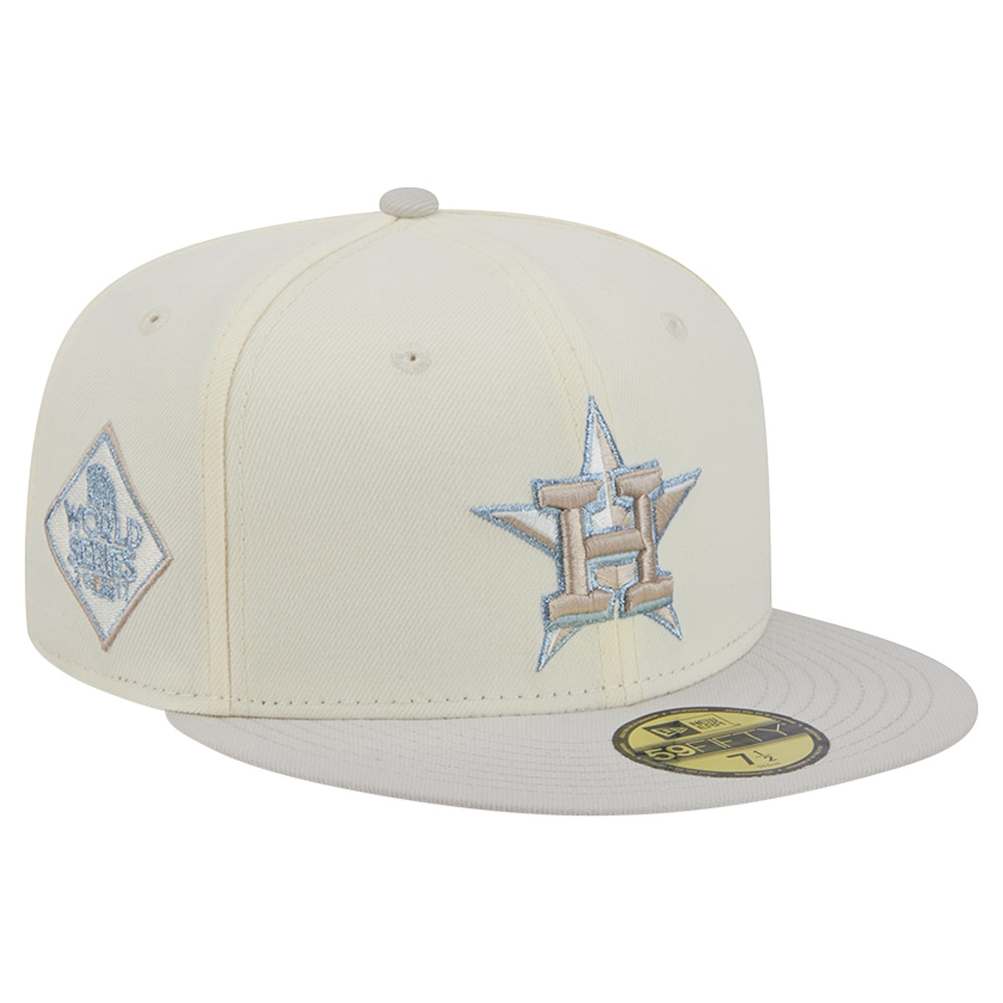 Men's New Era  Natural Houston Astros Crisp Equinox World Series 59FIFTY Fitted Hat