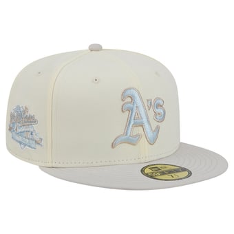 Men's New Era  Natural Athletics Crisp Equinox World Series 59FIFTY Fitted Hat