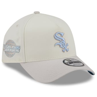Men's New Era Natural Chicago White Sox Crisp Equinox World Series 9FORTY A-Frame Adjustable Hat