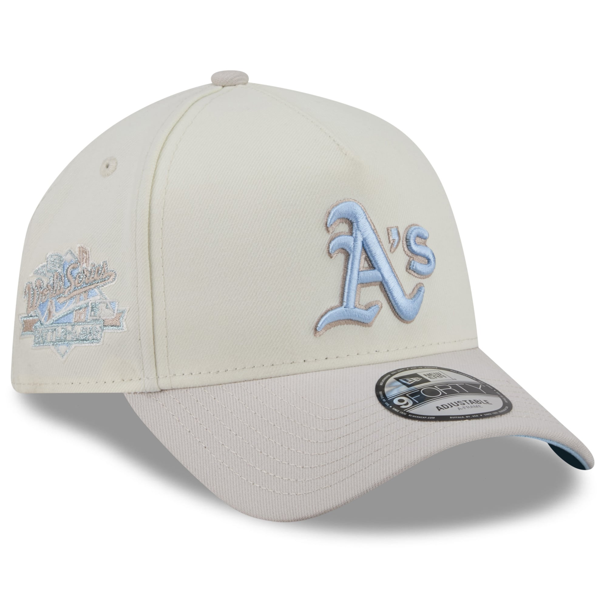 Men's New Era Natural Athletics Crisp Equinox World Series 9FORTY A-Frame Adjustable Hat
