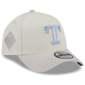 Men's New Era Natural Texas Rangers Crisp Equinox World Series 9FORTY A-Frame Adjustable Hat