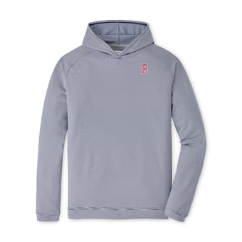 Men's Peter Millar Navy Boston Red Sox Pine Sugar Stripe Performance Hoodie