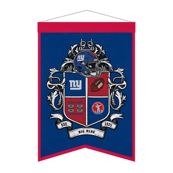 New York Giants 15" x 22" Crest Banner