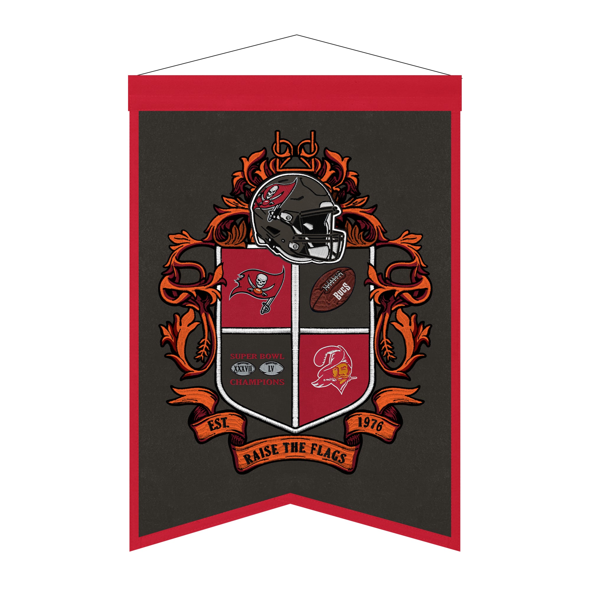 Tampa Bay Buccaneers 15" x 22" Crest Banner