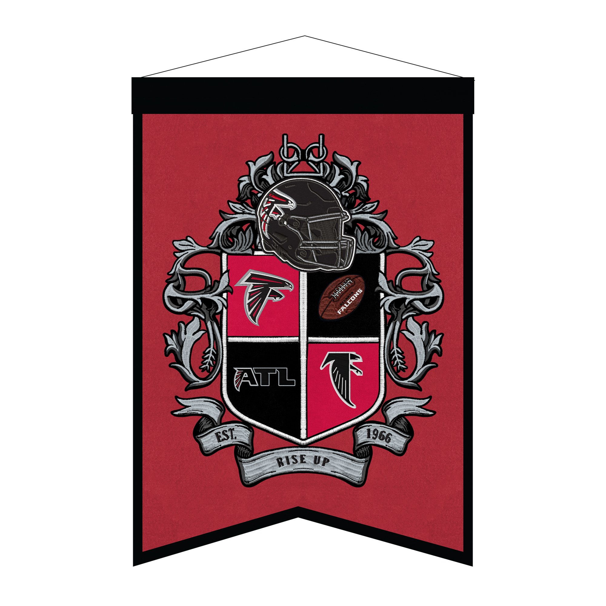 Atlanta Falcons 15" x 22" Crest Banner