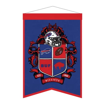 Buffalo Bills 15" x 22" Crest Banner
