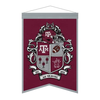 Texas A&M Aggies 15" x 22" Crest Banner