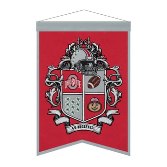 "Ohio State Buckeyes 15"" x 22"" Crest Banner"