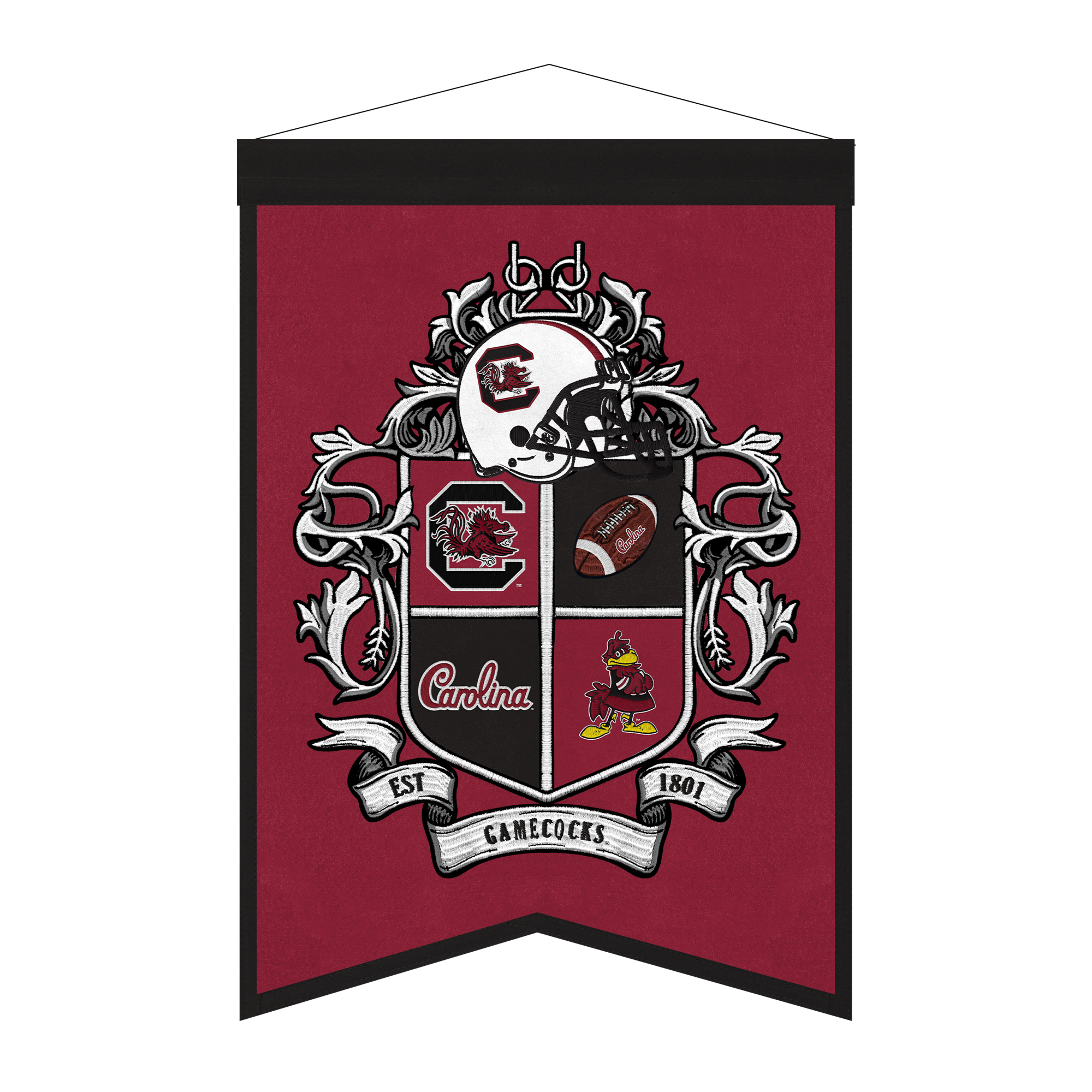South Carolina Gamecocks 15" x 22" Crest Banner