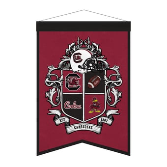"South Carolina Gamecocks 15"" x 22"" Crest Banner"
