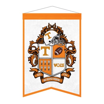 "Tennessee Volunteers 15"" x 22"" Crest Banner"