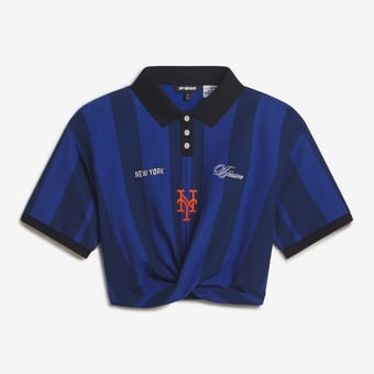 Women's Royal New York Mets Rugby T-Shirt