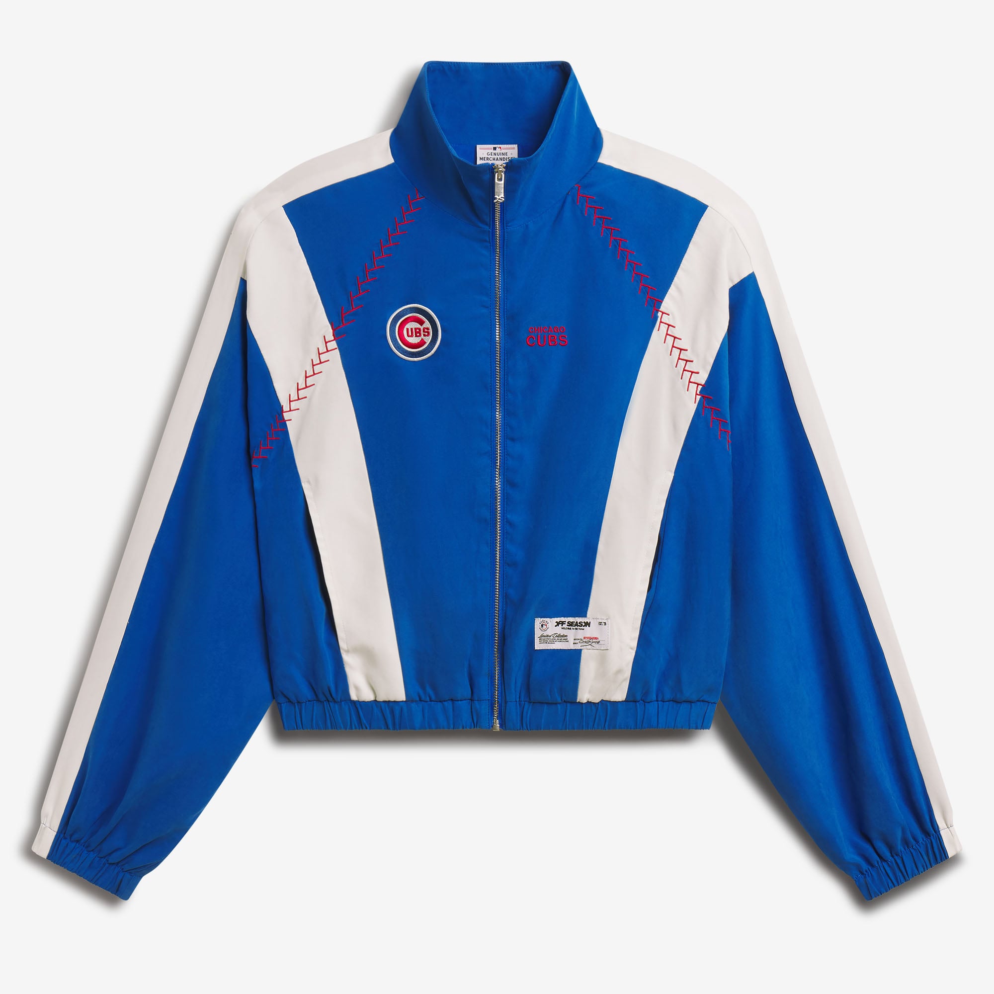 Giacca sportiva da donna Royal Chicago Cubs leggera con zip intera