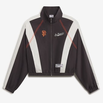 Women's Black San Francisco Giants Lightweight Full-Zip Track Jacket