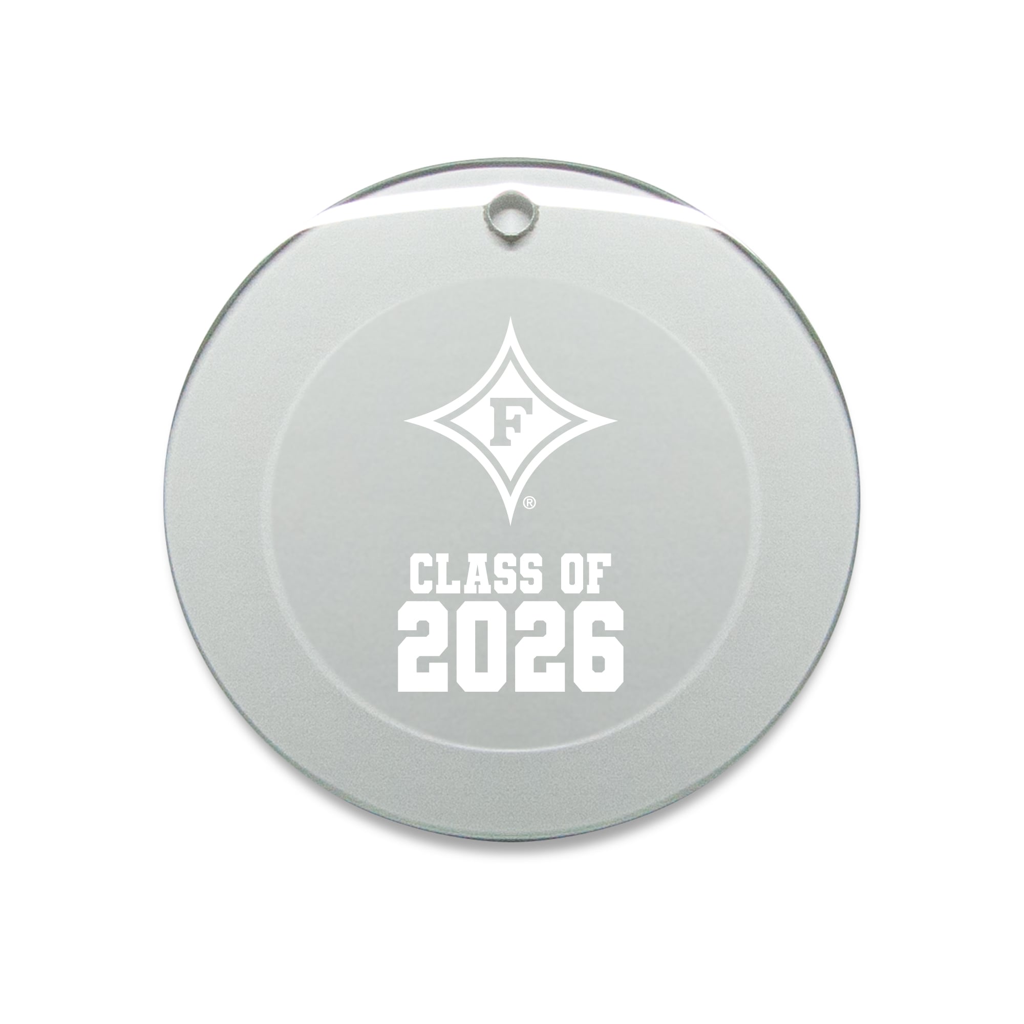 Jardine Furman Paladins 3.25" Class of 2026 Round Glass Ornament
