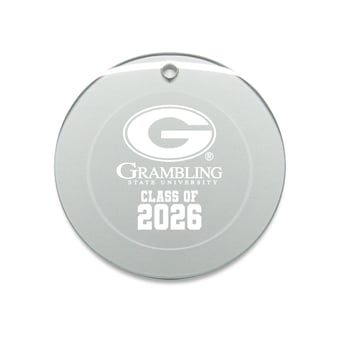 Jardine Grambling Tigers 3.25" Class of 2026 Round Glass Ornament