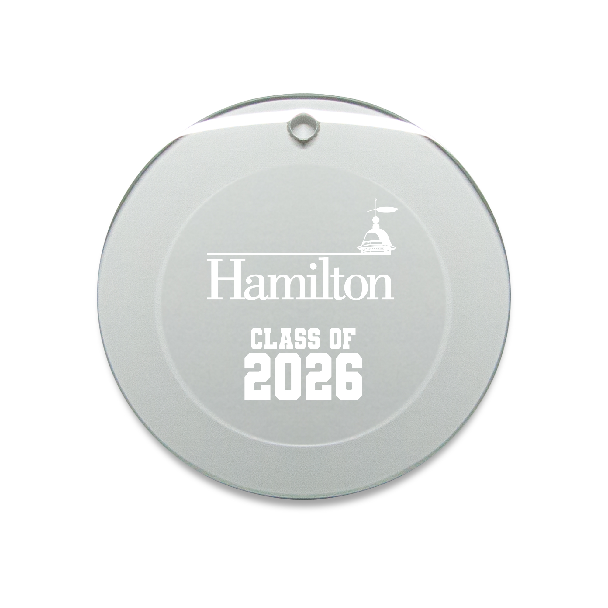Jardine Hamilton Continentals 3.25" Class of 2026 Round Glass Ornament