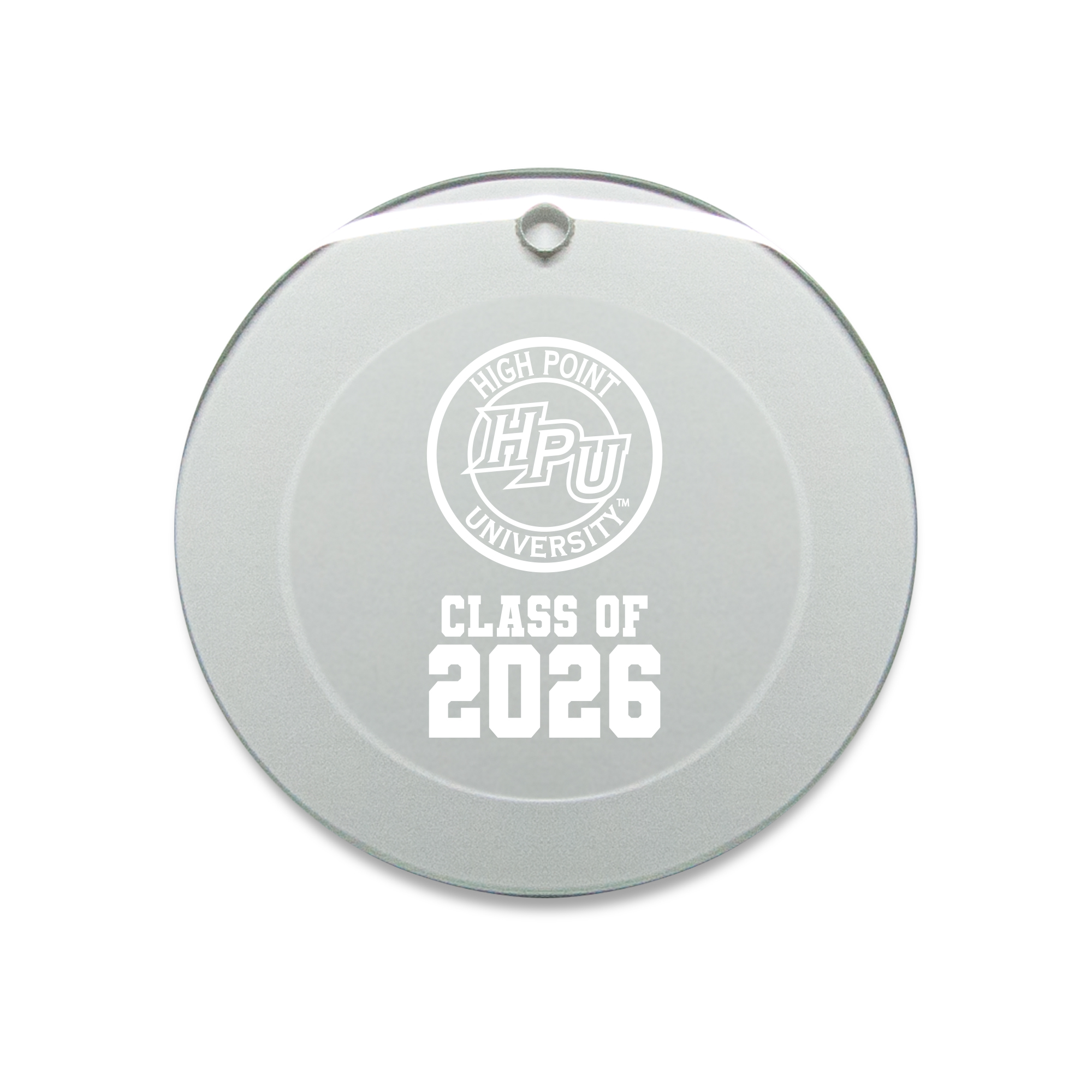 Jardine High Point Panthers 3.25" Class of 2026 Round Glass Ornament