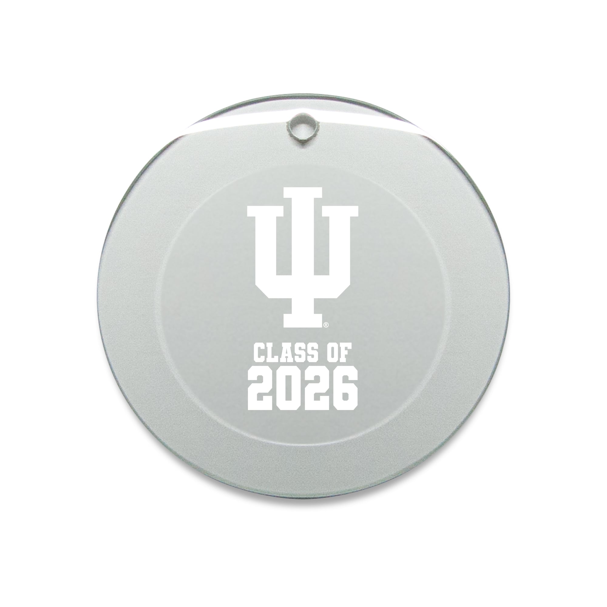 Jardine Indiana Hoosiers 3.25" Class of 2026 Round Glass Ornament