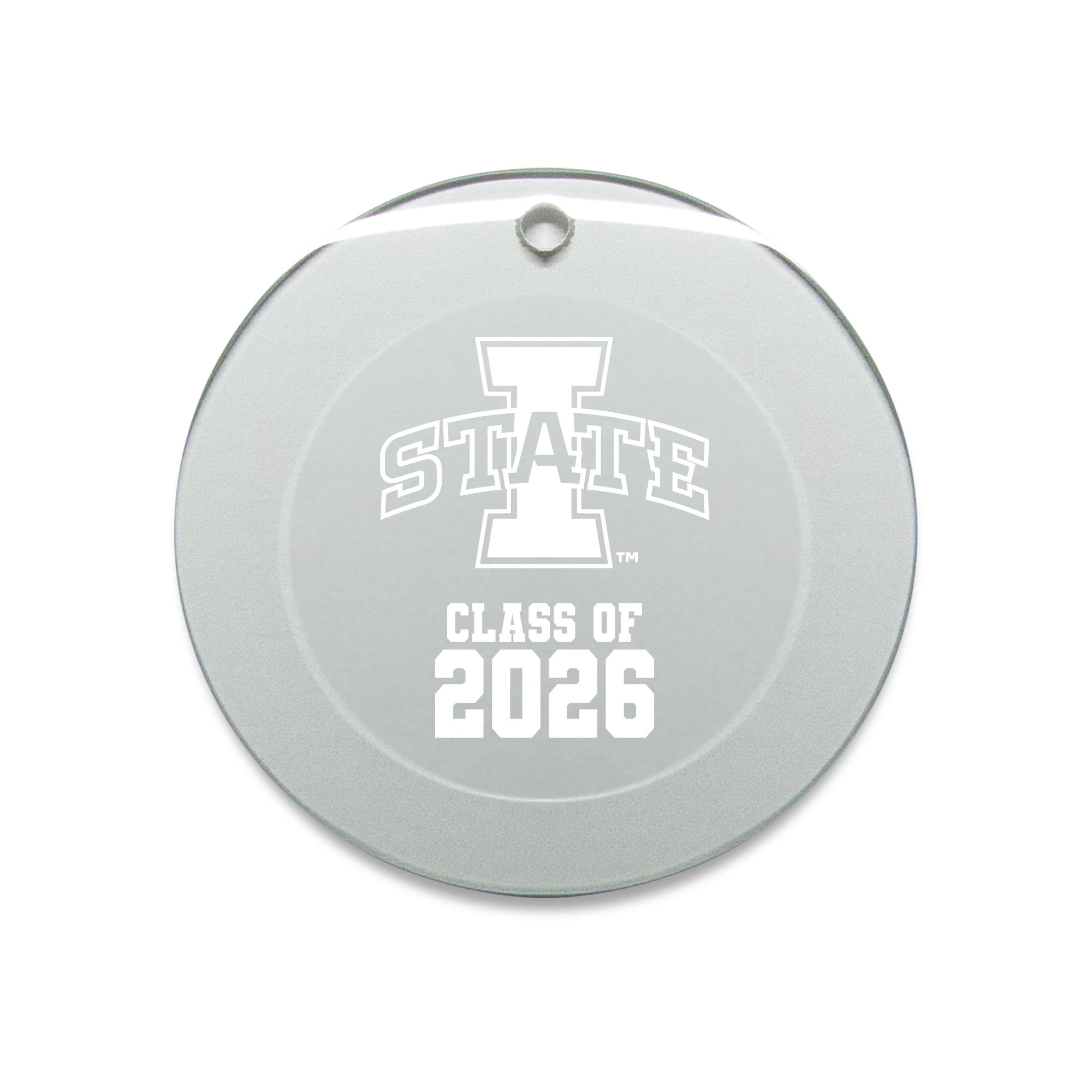 Jardine Iowa State Cyclones 3.25" Class of 2026 Round Glass Ornament