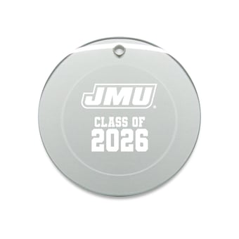 Jardine James Madison Dukes 3.25" Class of 2026 Round Glass Ornament