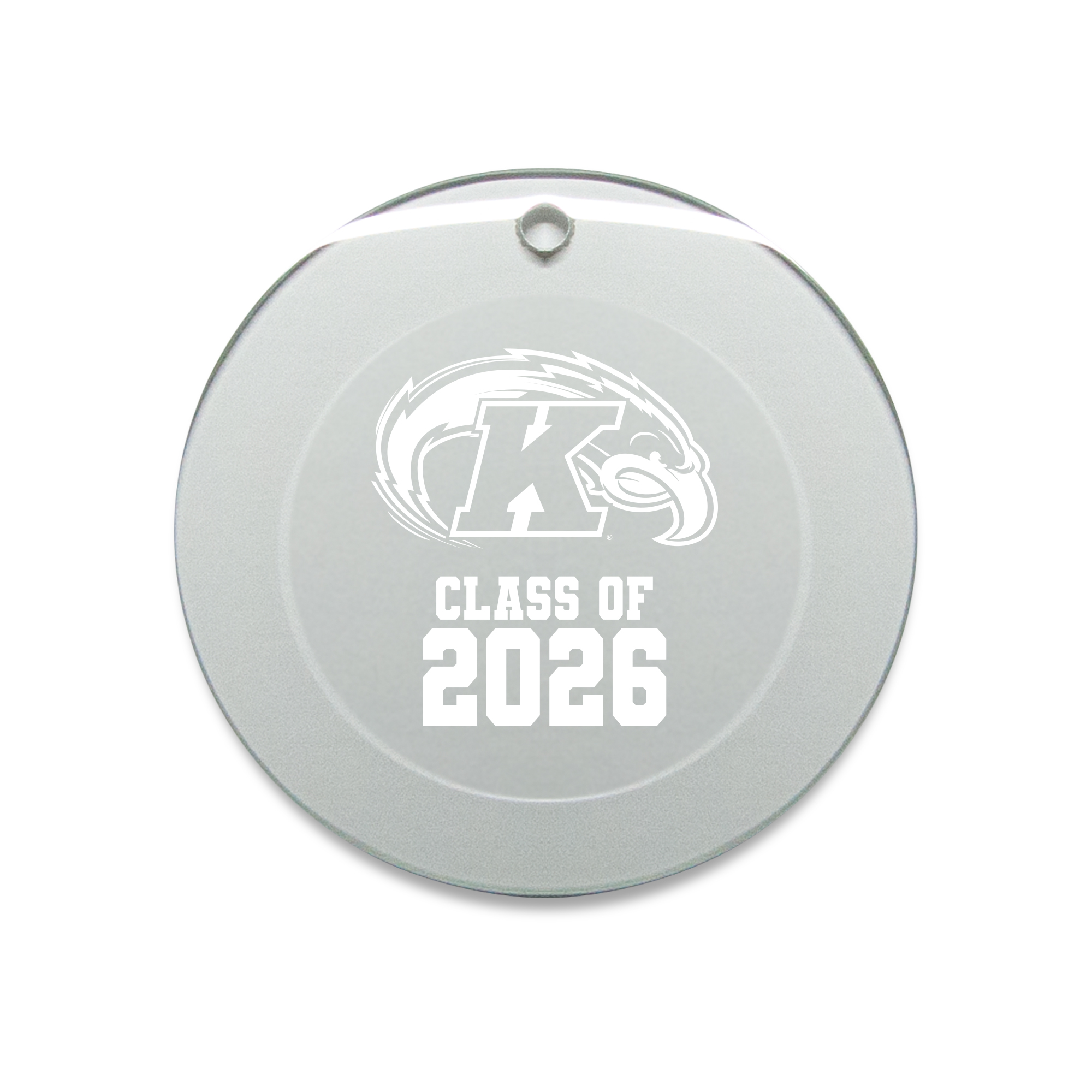 Jardine Kent State Golden Flashes 3.25" Class of 2026 Round Glass Ornament