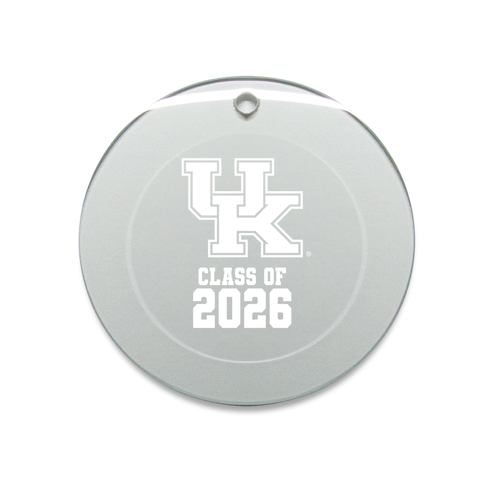 Jardine Kentucky Wildcats 3.25" Class of 2026 Round Glass Ornament
