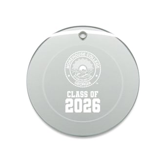Jardine Morehouse Maroon Tigers 3.25" Class of 2026 Round Glass Ornament