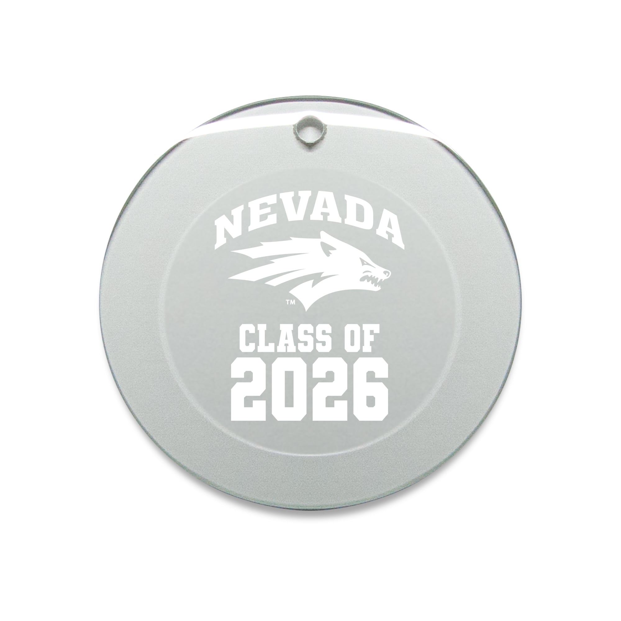 Jardine Nevada Wolf Pack 3.25" Class of 2026 Round Glass Ornament